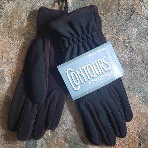 Contours by Isotoner Women's Cold Weather Gloves NWT Black